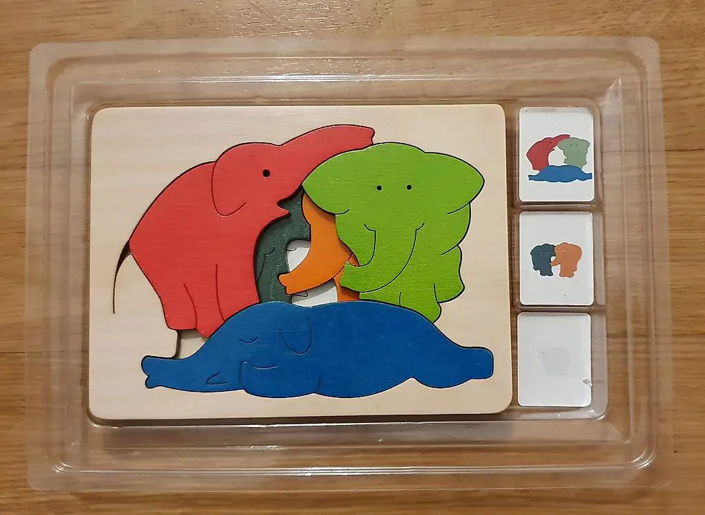 Holzpuzzle Elefant Hape