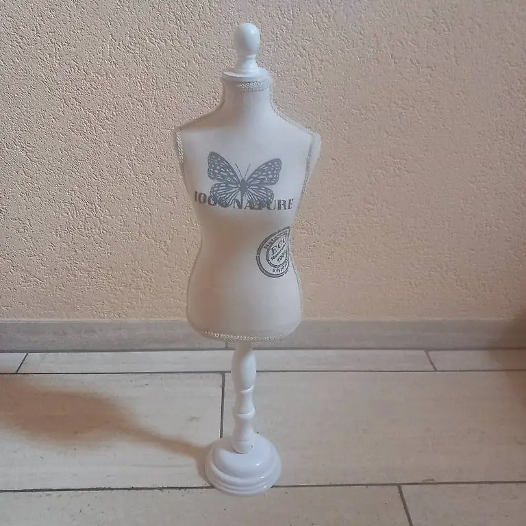 Gratis Deko Büste Vintage Shabby 59 cm