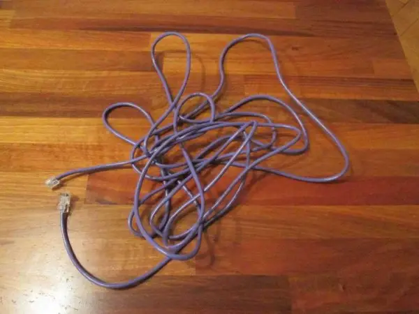 Ethernet-Kabel violett Länge 4,5 m (424)