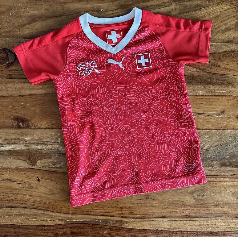 Fussballtrikot Schweiz Jungs Grösse 98/104