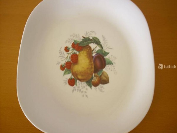 2 Früchte-Teller Langenthaler-Porzellan