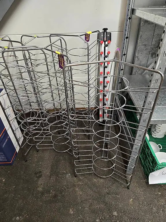 Tellerständer Edelstahl tragbar für 8 Teller