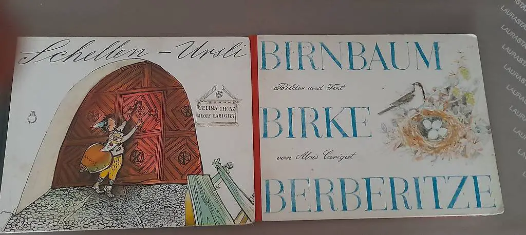 Alois Carigiet: Schellen-Ursli und Birnbaum Birke Berberitze