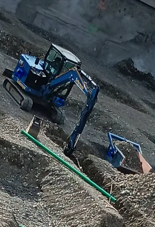 Aushubarbeiten / Bagger