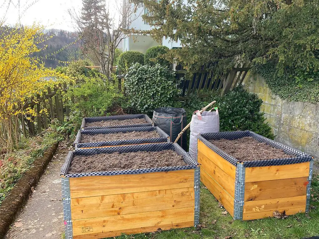 Palettenrahmen für Hochbeet 20x80x120cm