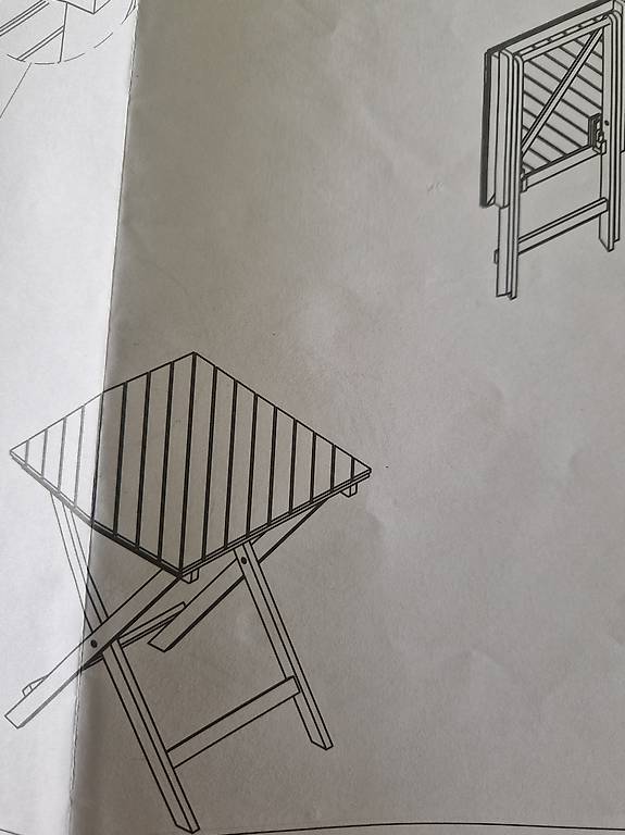 Balkon Tisch mit Stühlen