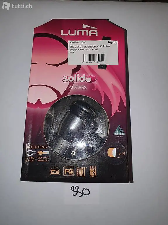  Bremsscheibenschloss LUMA