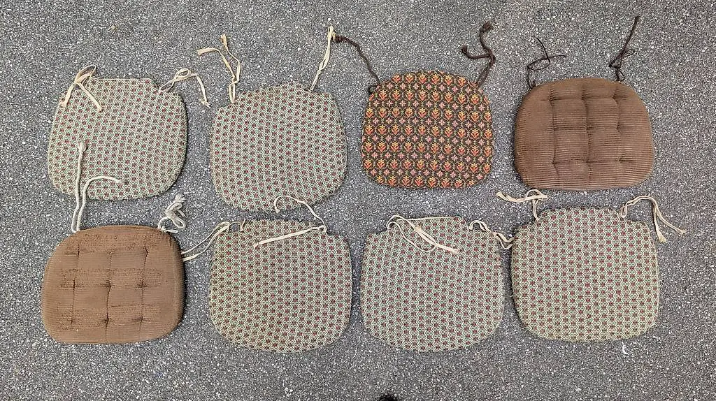 Sitzkissen retro - 8 Stück