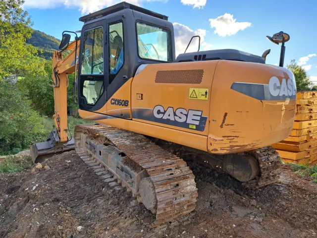 case, cx 160b, bagger