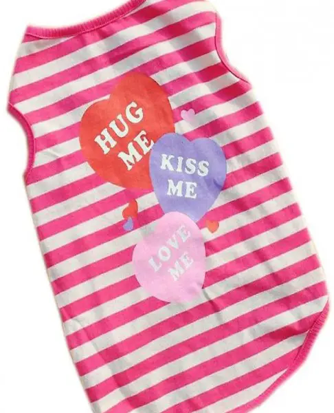  M+F Shirt HUG-ME für chihuahua violett,pink Gr.S