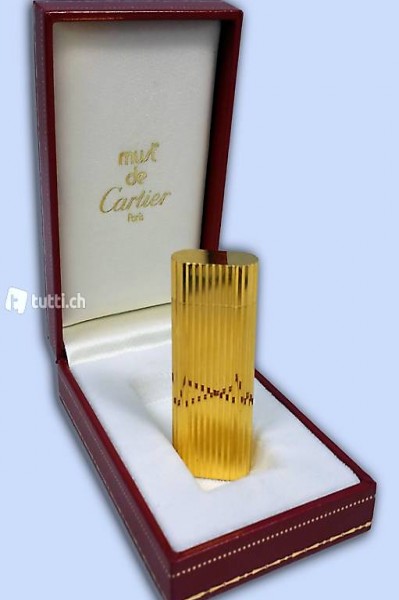  Edles Goldfeuerzeug CARTIER | Jahrgang 1989
