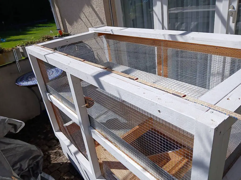 Hasenstall Doppeltöckig