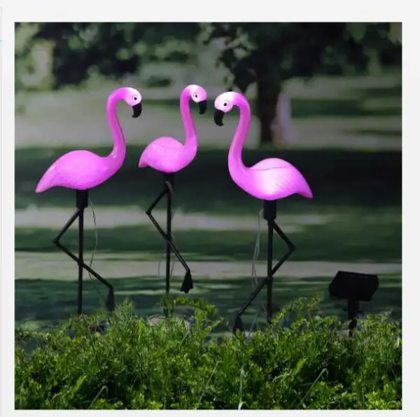 Hi Solar Gartenleuchte Flamingos