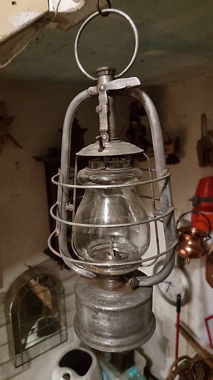 Petrollampe restauriert