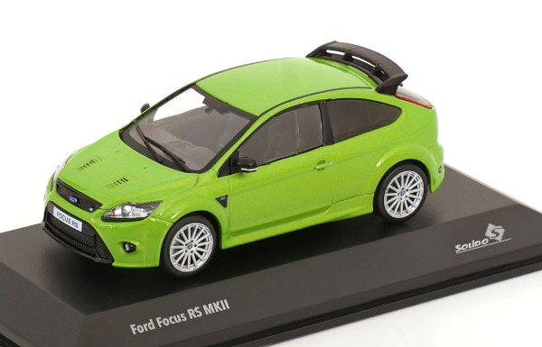 NEU: Ford Focus II RS 2009-2010 hellgrün met. / schwarz 1:43