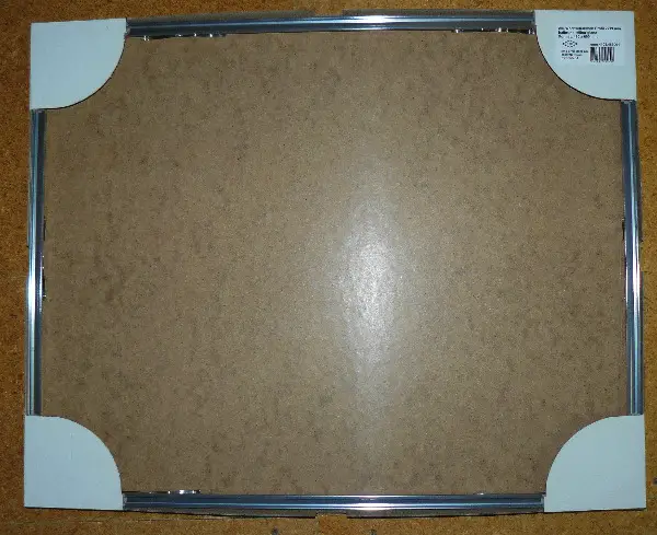 Alu-Wechselrahmen, 48x60 cm, silber glanz, OVP