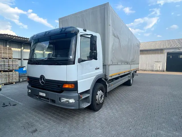 mercedes-benz, atego 1528, brücke-verdeck