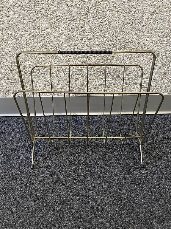 Zeitungsständer Messing Vintage