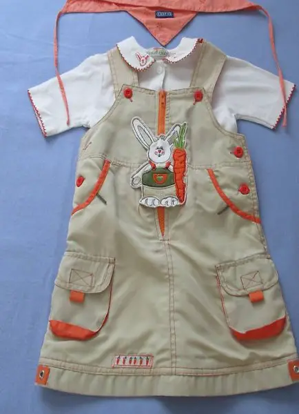 LATZKLEID SET- Gr. 92-Häschen- Applikationen Inkl.Versand