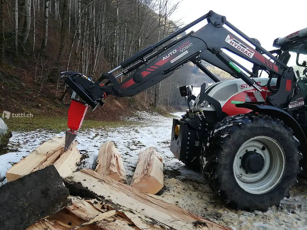  Kegelspalter Holzspalter Frontlader Traktor Radlader Bagger