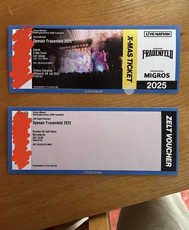 Openair Frauenfeld 4-Tages Pass inkl. Zeltvoucher
