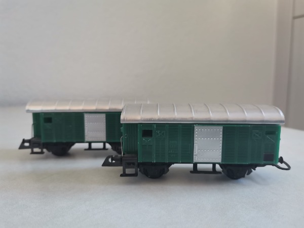 WESA Güterwagen mit Bremserh. SBB Typ grün, ohne Schachtel