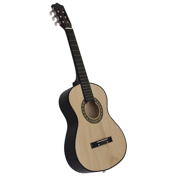  Klassische Gitarre für Anfänger und Kinder 1/2 34" Lindenh..
