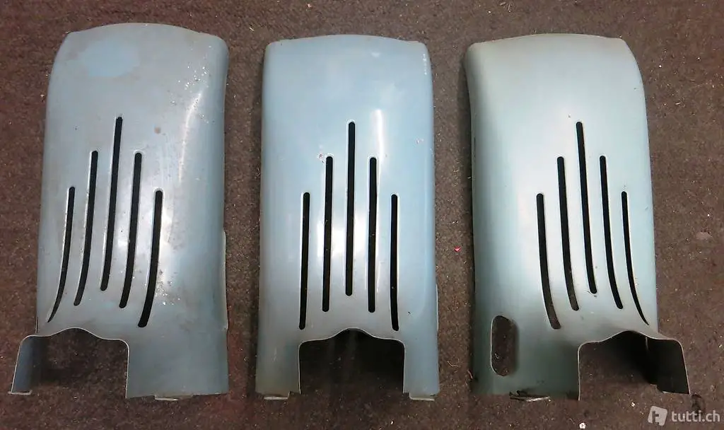 Dürkopp Diana: Verblechung vor Motor und unter Zündschloss