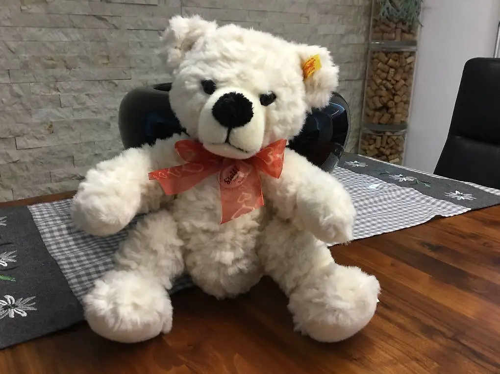 steiff teddybär bernie 35 creme mit etikette
