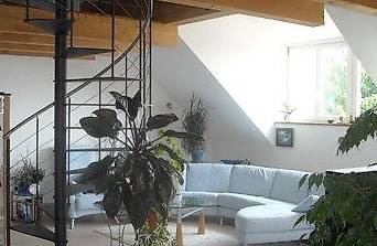 Grosse, sonnige Loft-Dachwohnung am Stadtrand von Winterthur