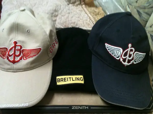 3x BREITLING 2xKappe 1x Mütze
