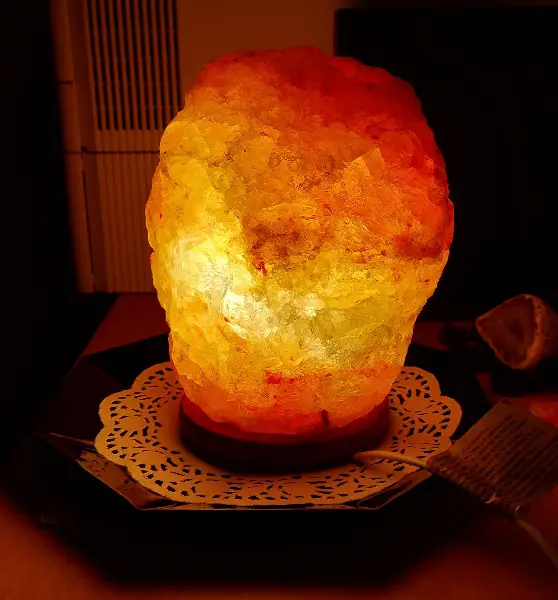 Salzkristall Lampe gross, Himalaya Natur Lampe Top Zustand