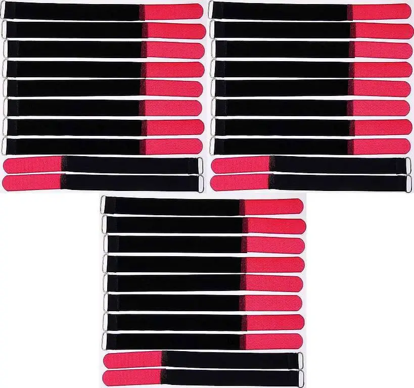 Robustes Klettbänderset mit Metallbügel/Metallöse neu in OVP