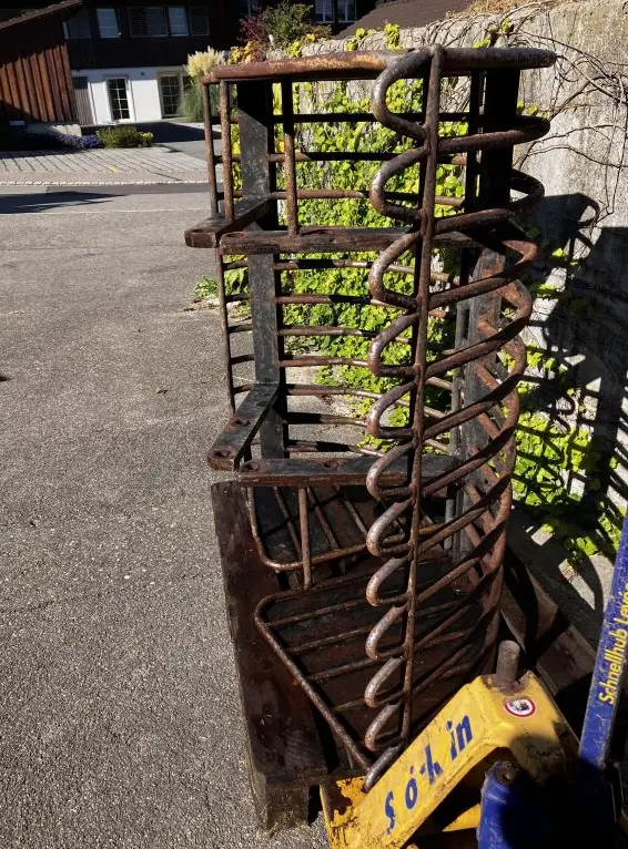 Occasion Zuckerrübenkorb an Mistkran