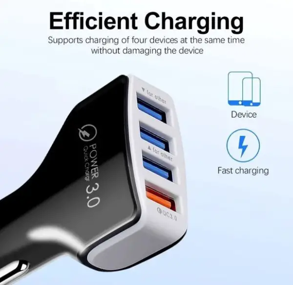 Auto-Schnellladegerät Samsung, Huawei, Xiaomi, iPhone..