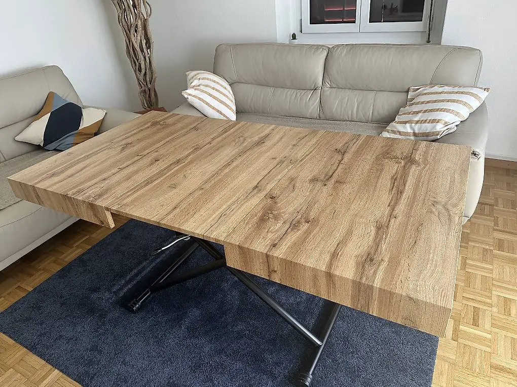 2-in-1-Tisch ausziehbar & höhenverstellbar