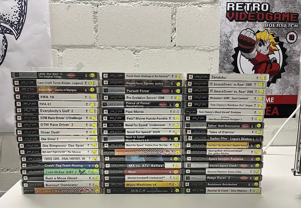 Sony PSP Spiele (einzelne Preise in der Beschreibung)