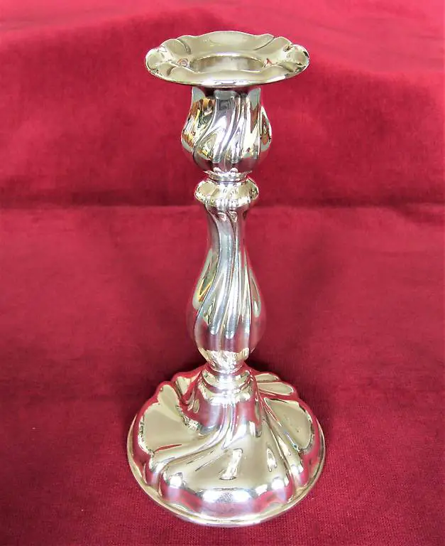 Kerzenständer Barock 925 Sterling Silber