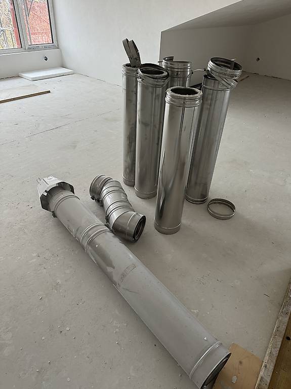 Fassaden Edelstahlschornstein (Fassade) 15cm