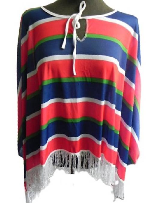 Fasnachtskostüm Mexikaner Poncho ungetragen BS/VERSAND