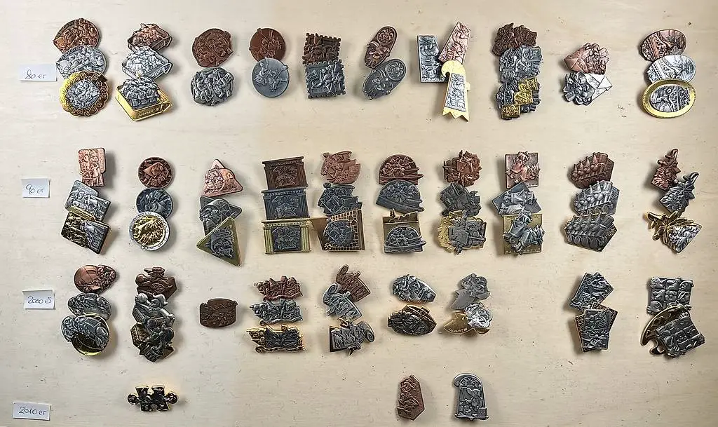 Fasnachtsplaketten Basel Sammlung 80er-2010er Jahre