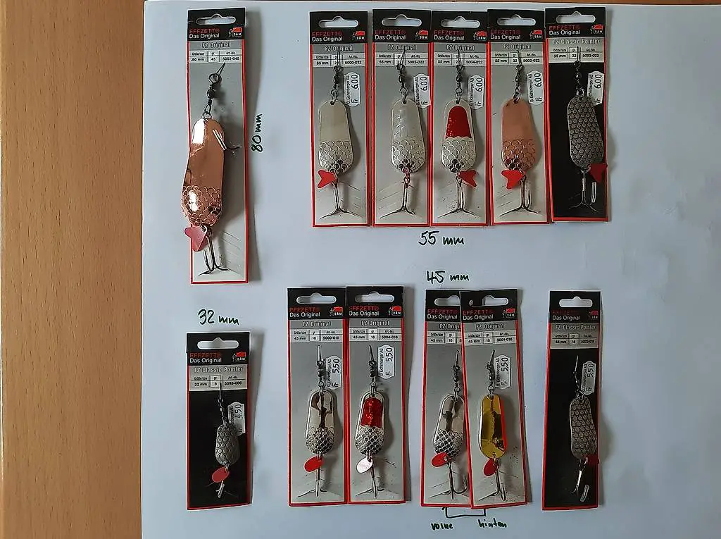 FZ EFFZETT Hechtlöffel Angelköder Jungfischer Angler Fischer