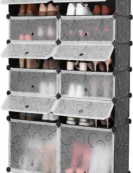  Schuhregal Schuhschrank Regalsystem Kunststoff