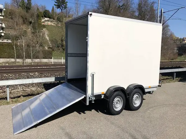  Kastenanhänger Vezeko Kofferanhänger 3m Rampenanhänger Trail