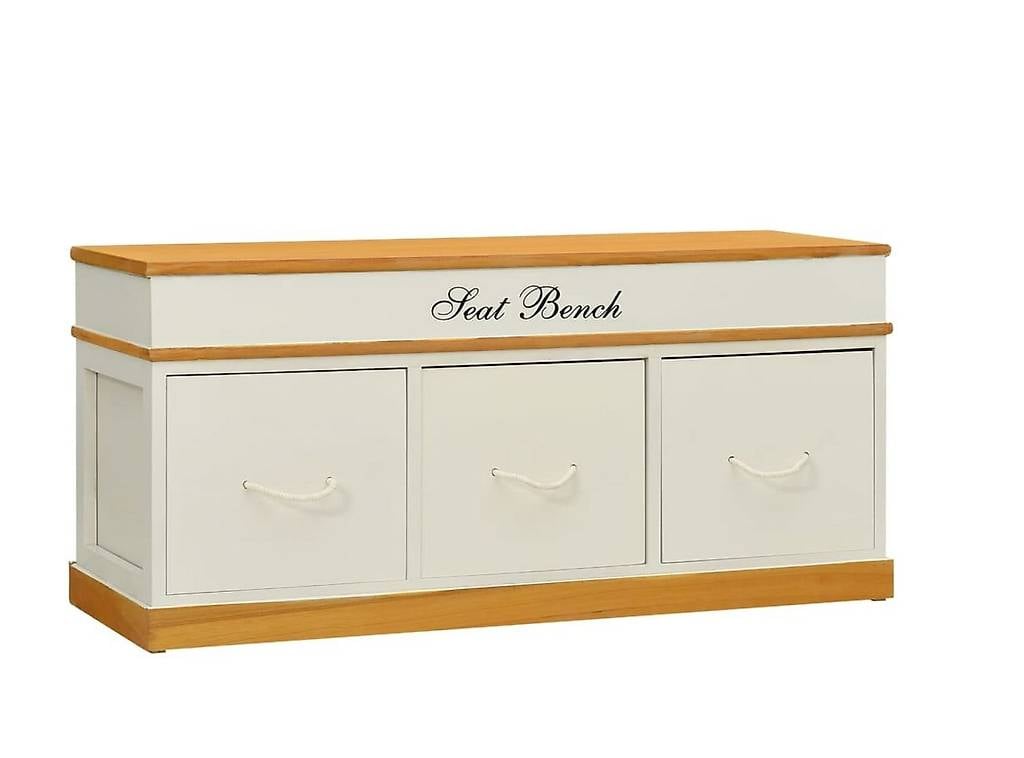 Sitzbank mit Stauraum Schuhschrank Flurbank