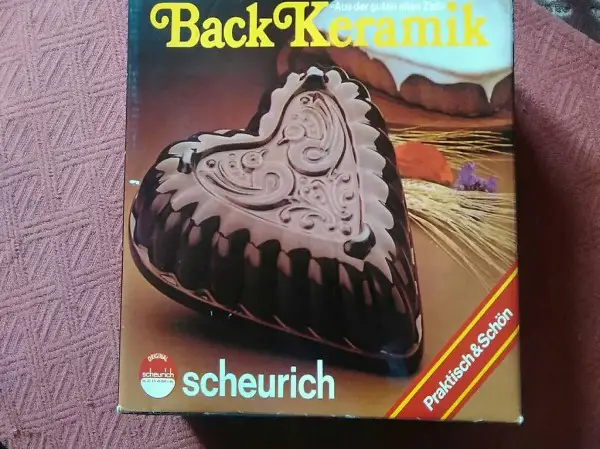 Back-Form, Keramik Herz, von Scheurich