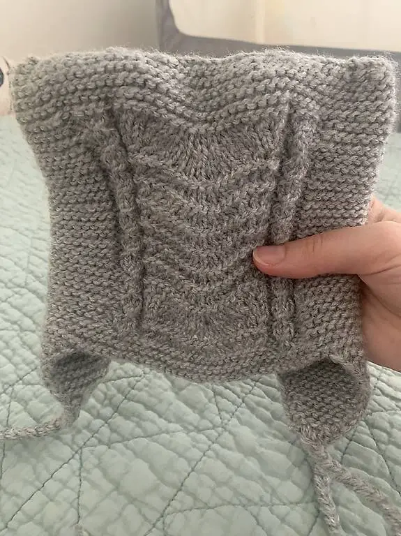 Gestrickte Babymütze