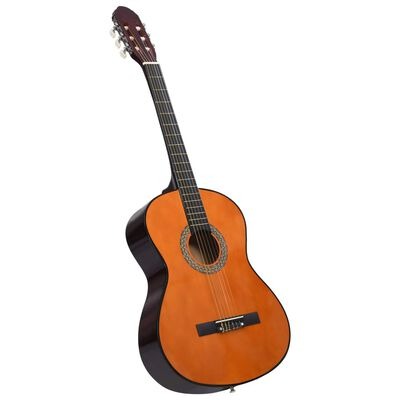  vidaXL Klassische Gitarre für Anfänger 4/4 39" Lindenholz