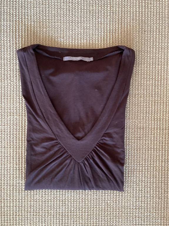 Damenshirt, Gr. S, langarm, braun, InWear