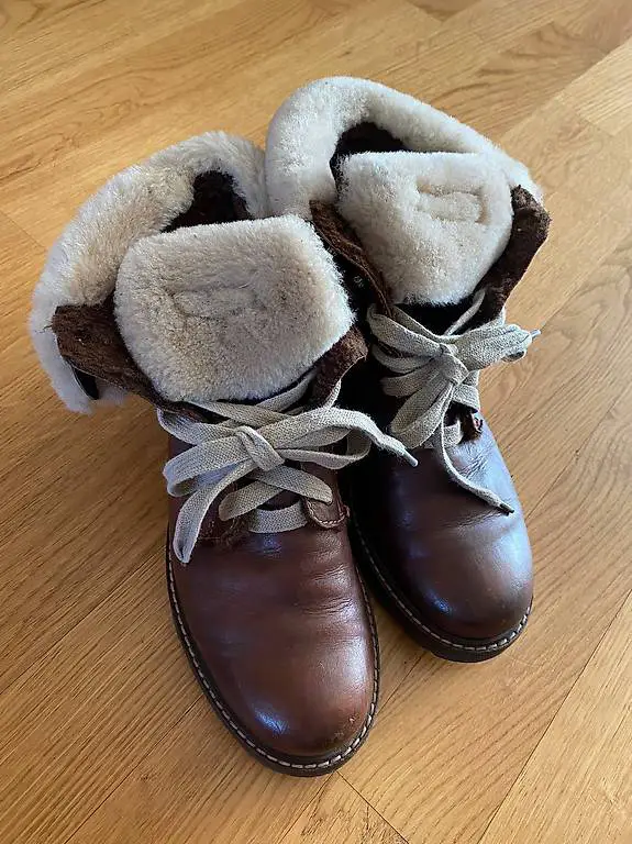 Winterschuhe aus Leder